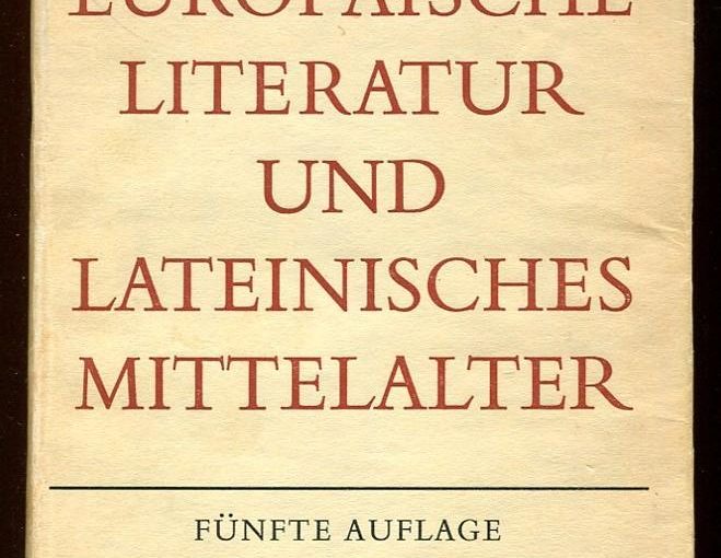 E.R. Curtius book cover